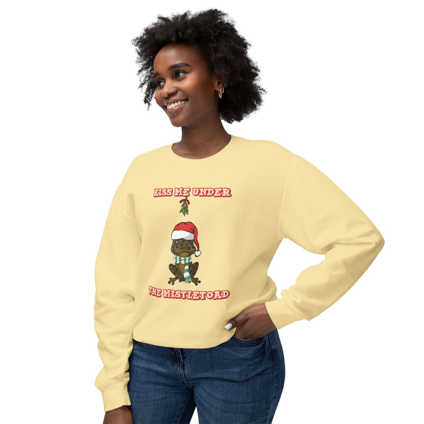 MistleToad - Unisex Lightweight Crewneck Sweatshirt