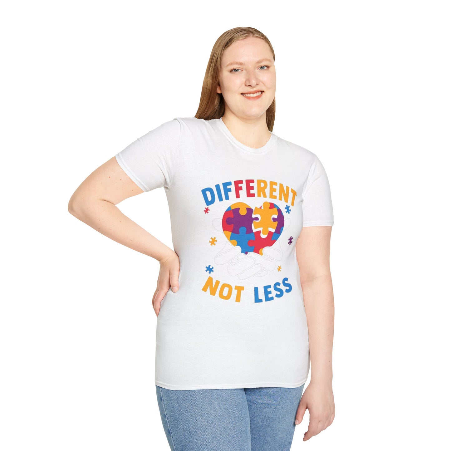 Different NOT Less - Unisex Softstyle T-Shirt