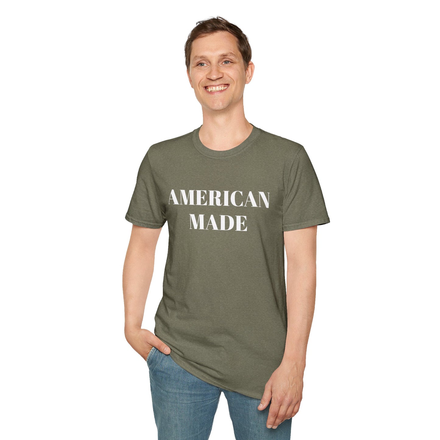 American Made - Unisex Softstyle T-Shirt | Comfortable Everyday Wear | Perfect for Casual Outings