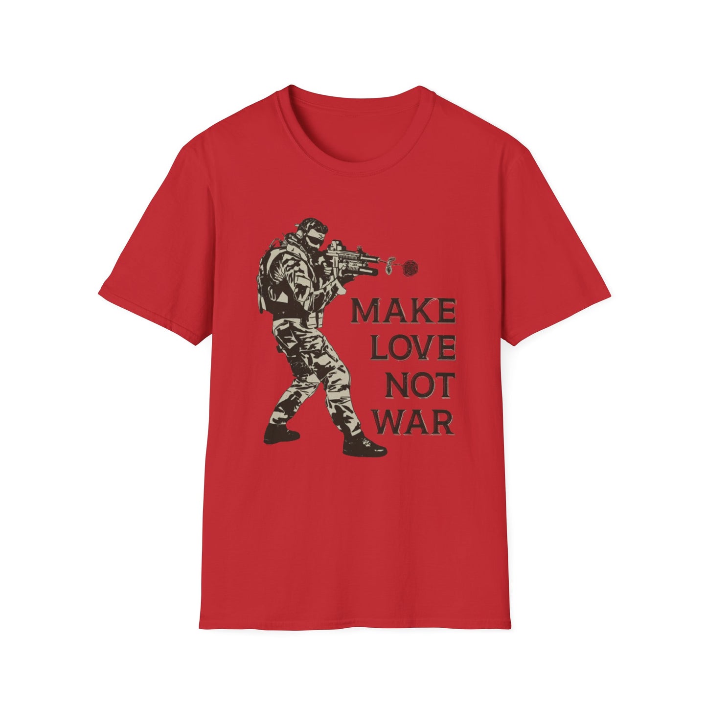 Make Love Not War - Unisex Softstyle T-Shirt