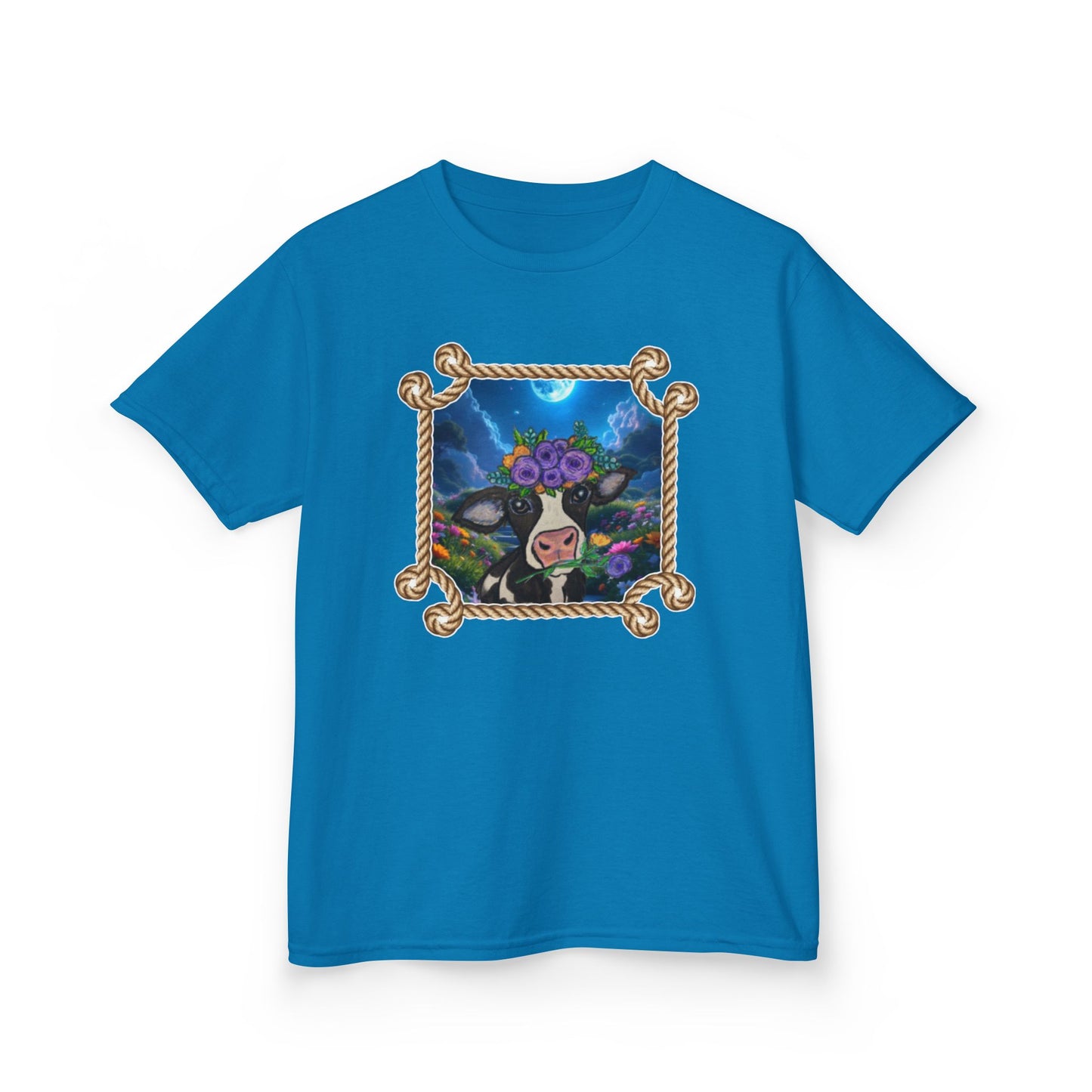 Whimsical Nature Kids Tee with Cute Animal Design