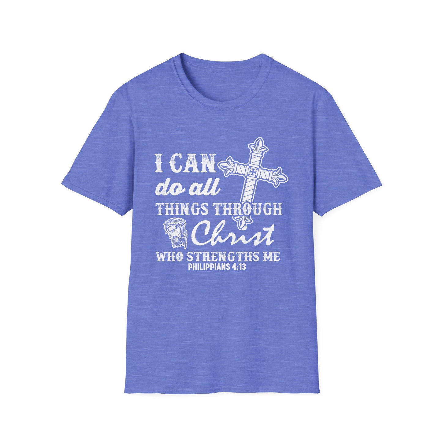 I can do all things through Christ  - Unisex Softstyle T-Shirt