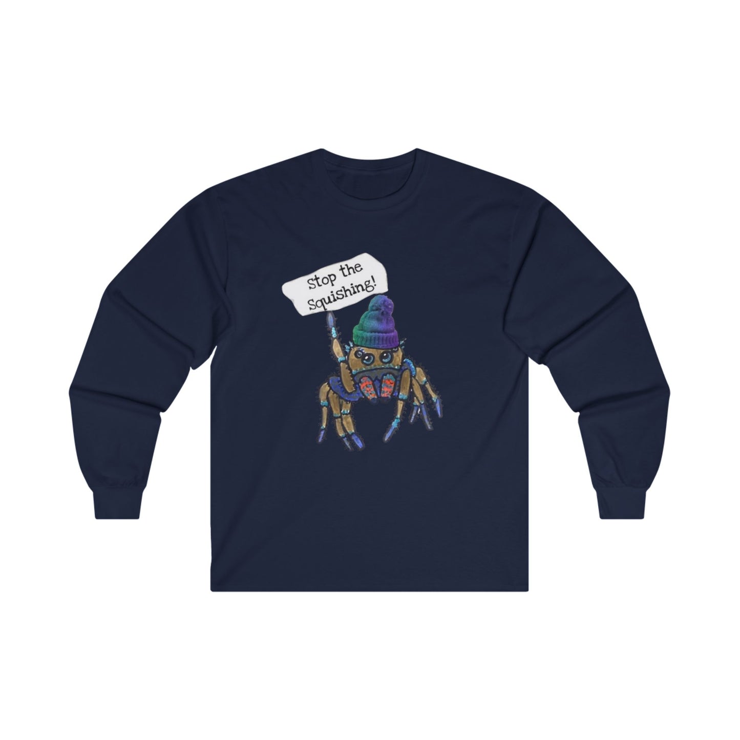 Stop The Squishing - Unisex Ultra Cotton Long Sleeve Tee