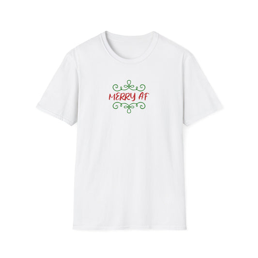 Merry AF - Unisex Softstyle T-Shirt