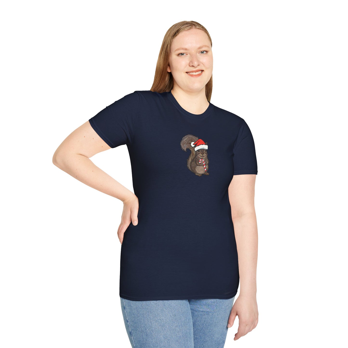 Drunk Squirrel - Unisex Softstyle T-Shirt