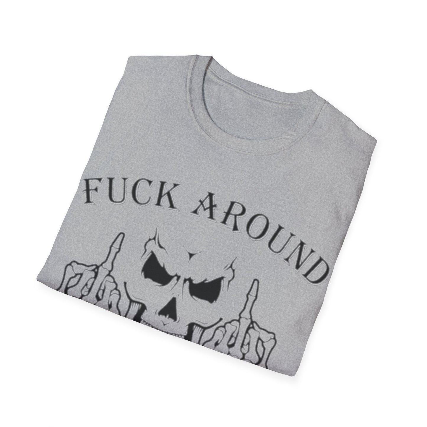 FAFO Skull & Fingers - Unisex Softstyle T-Shirt