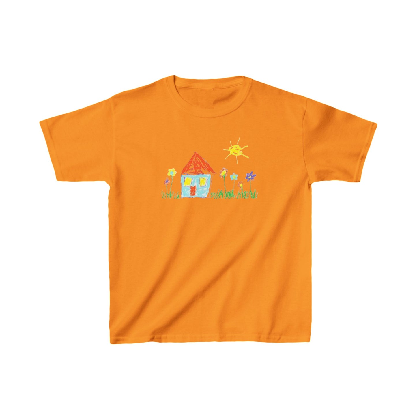 Your Childs Art on a Shirt - Kids Heavy Cotton™ Tee