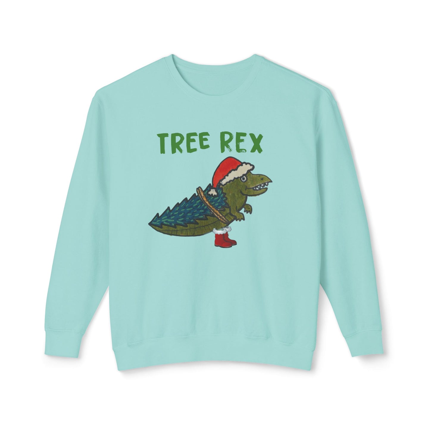 Tree Rex - Unisex Lightweight Crewneck Sweatshirt