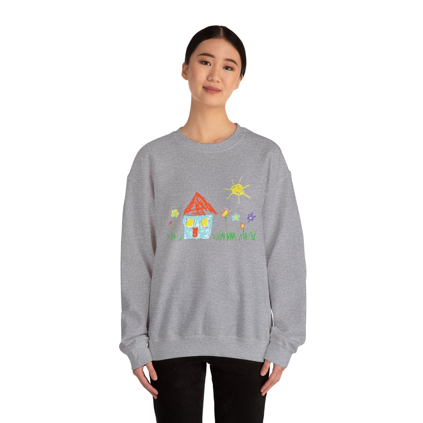 Your Child’s Art on a Shirt - Unisex Heavy Blend™ Crewneck Sweatshirt