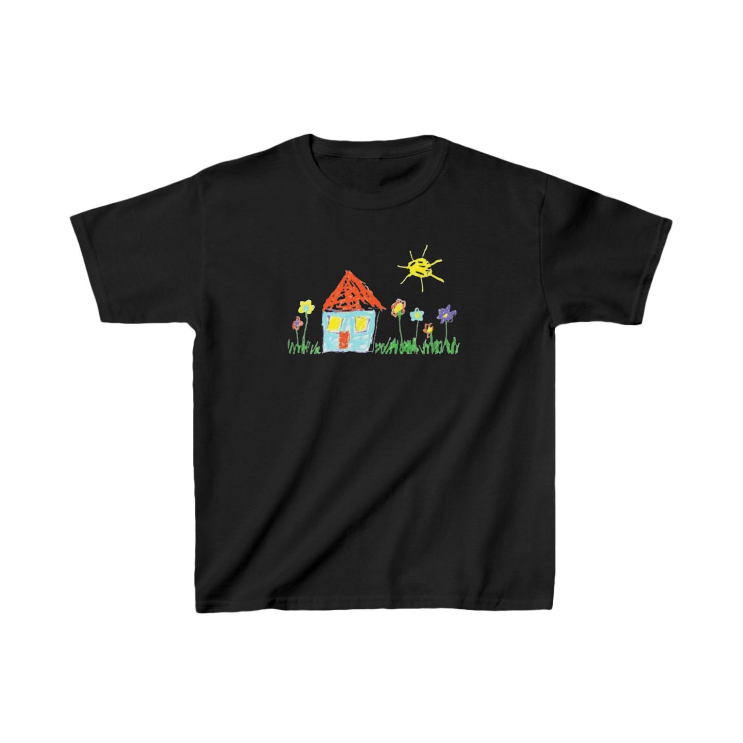 Your Childs Art on a Shirt - Kids Heavy Cotton™ Tee