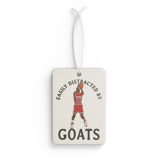 Easily Distracted By Goats Jordan- Car Air Freshener