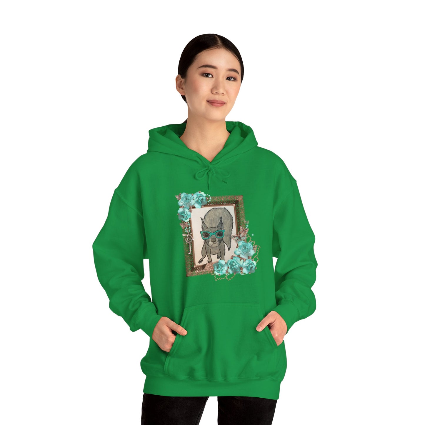 Portrait of a Squirrel - Unisex Heavy Blend™ Hooded Sweatshirt