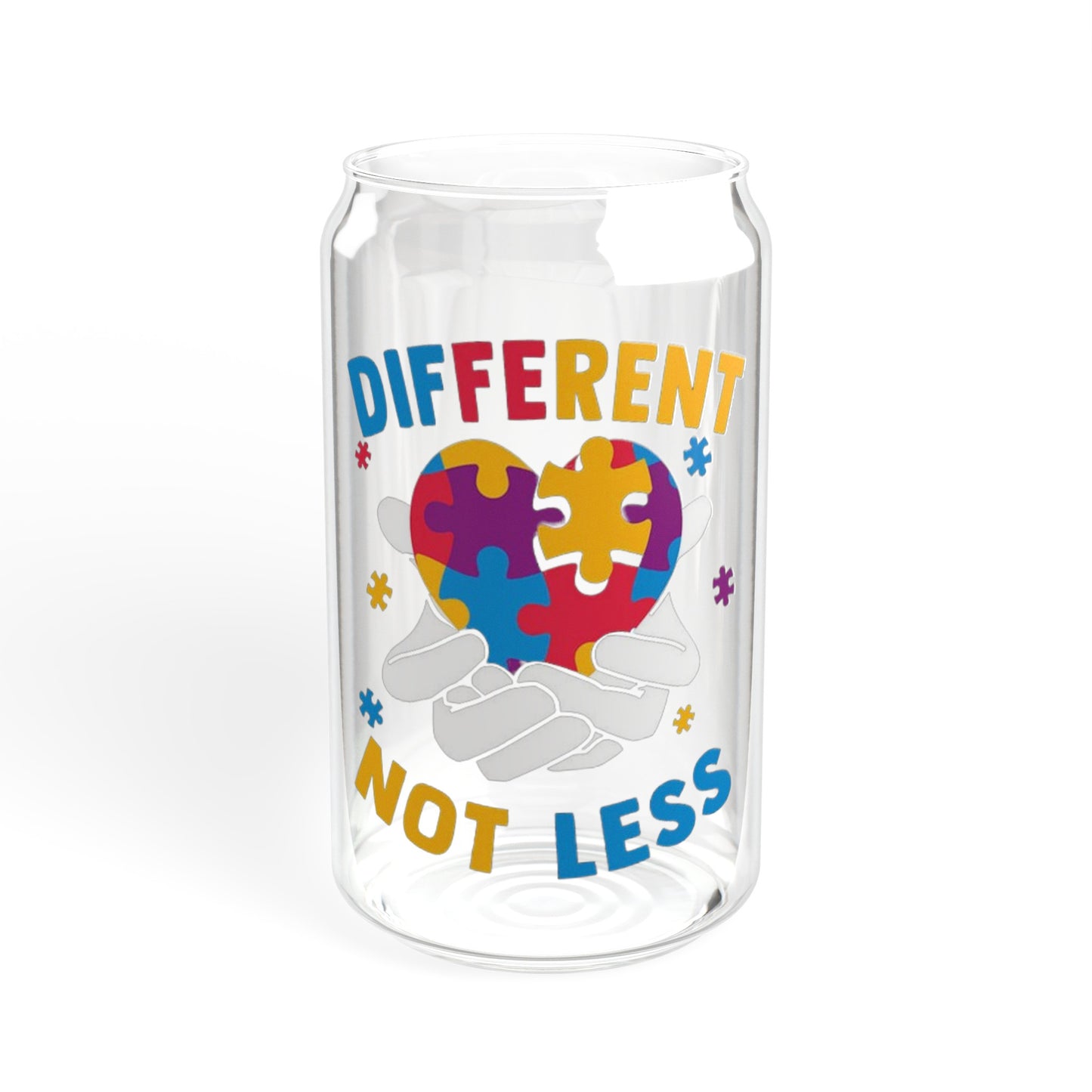 Different NOT Less - Sipper Glass, 16oz