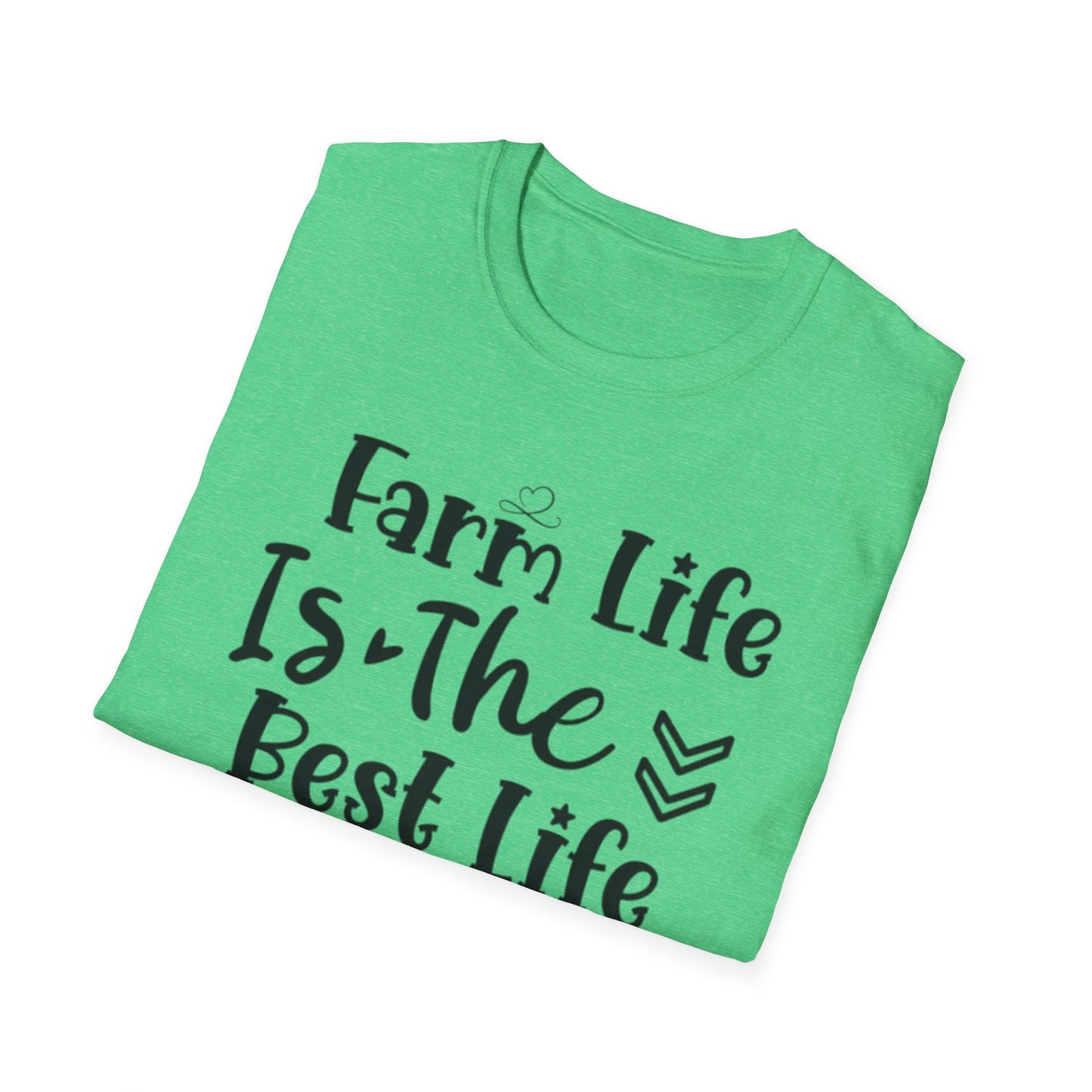 Farm Life is the Best Life GCF - Unisex Softstyle T-Shirt