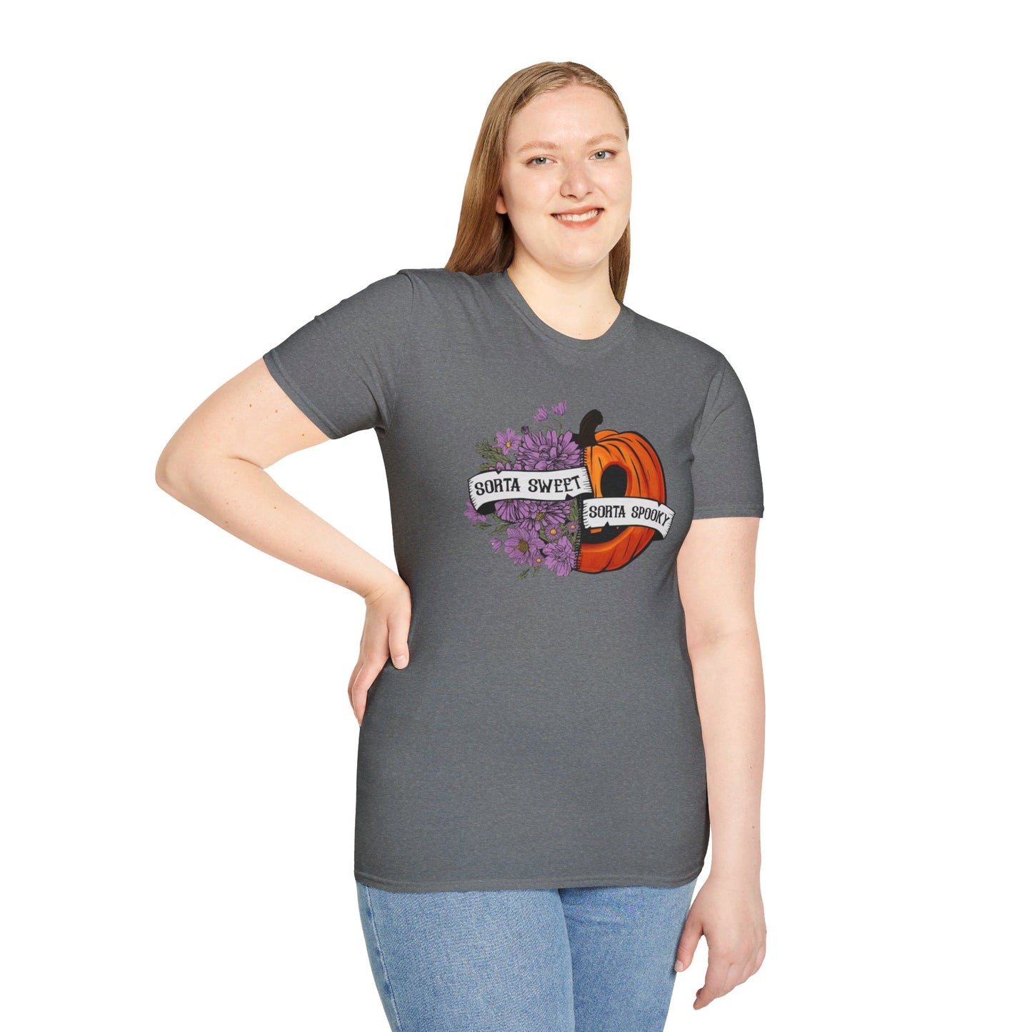 Sorta Sweet Sorta Spooky - Unisex Softstyle T-Shirt