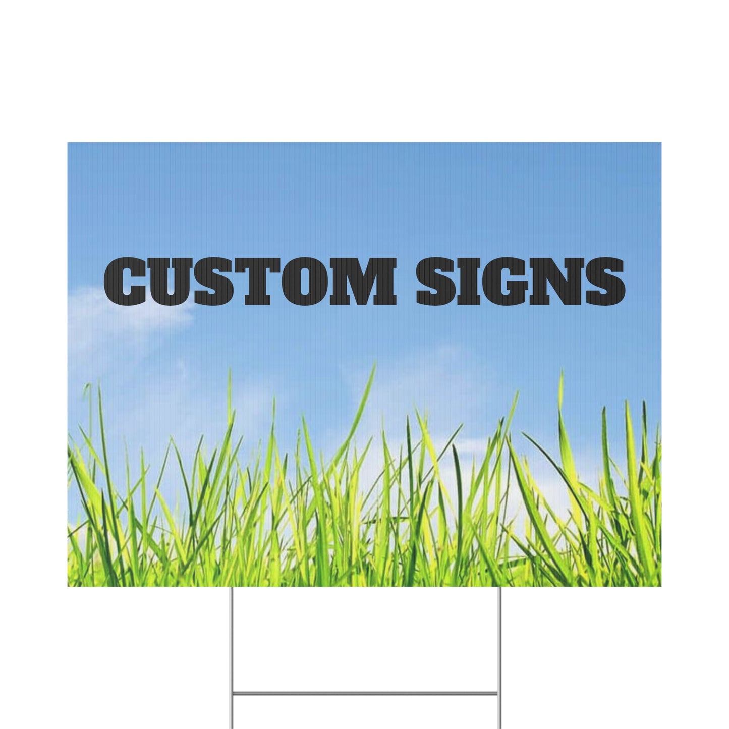 Custom - Plastic Yard Sign