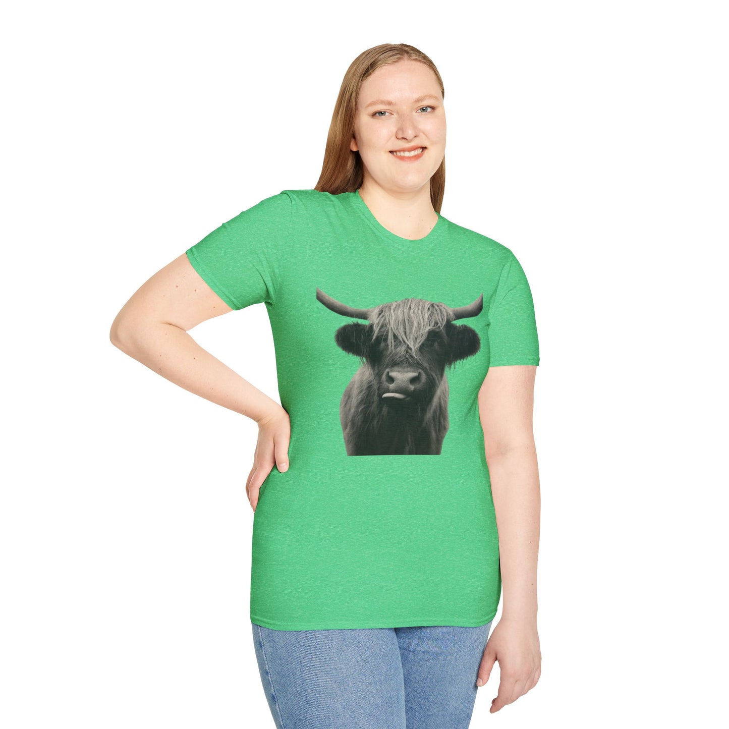 Just a Highland Cow - Unisex Softstyle T-Shirt