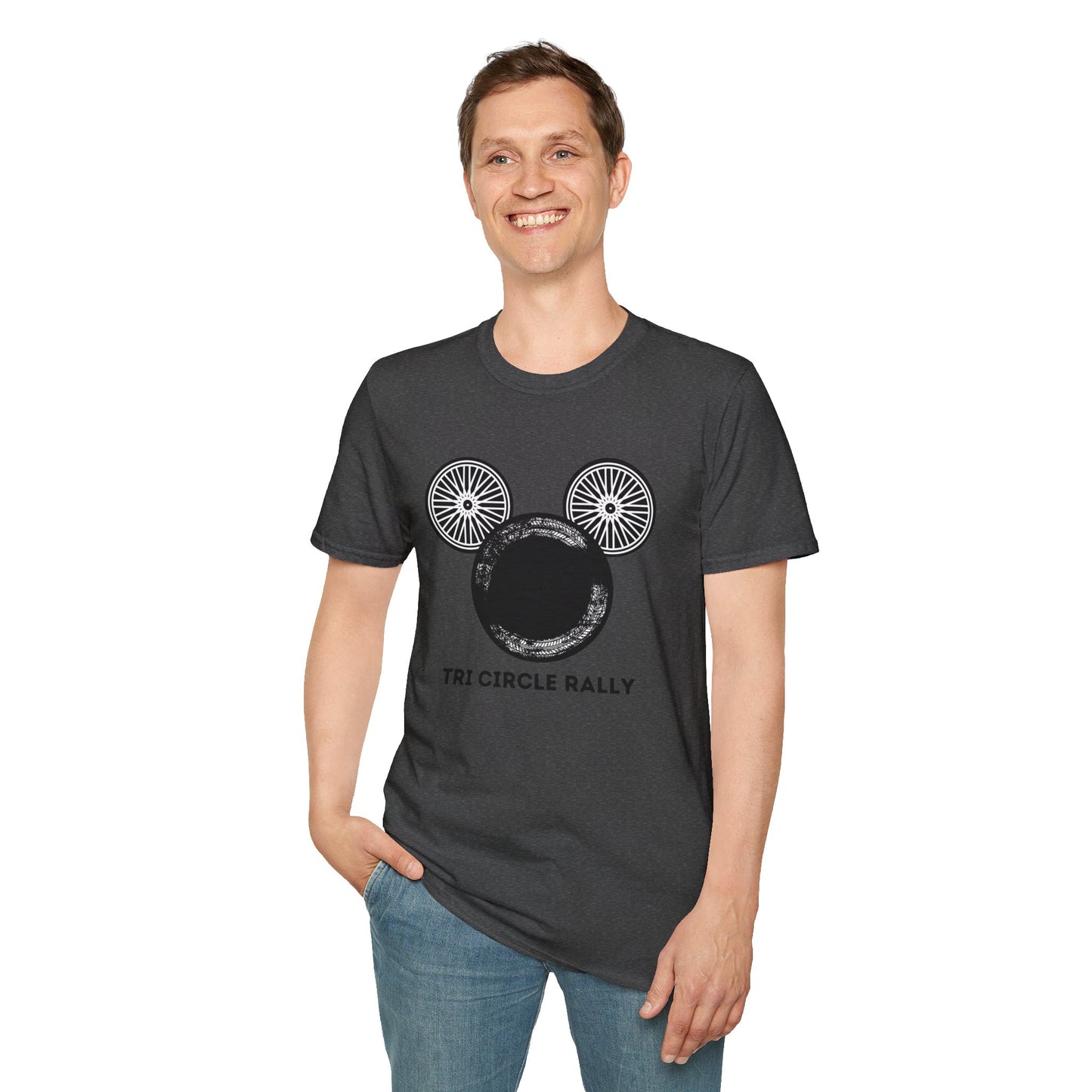 Tri Circle Rally - Unisex Softstyle T-Shirt