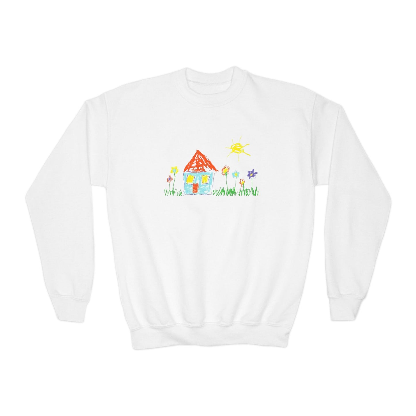 Your Child’s Art on a Shirt - Youth Crewneck Sweatshirt