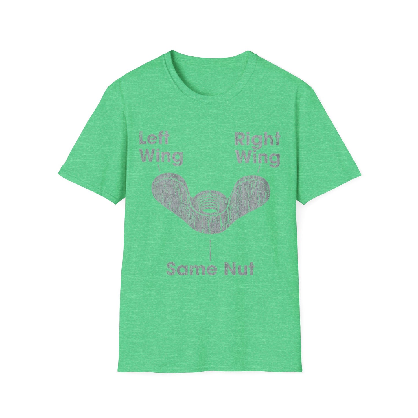 Left Wing Right Wing Same Nut - Unisex Softstyle T-Shirt