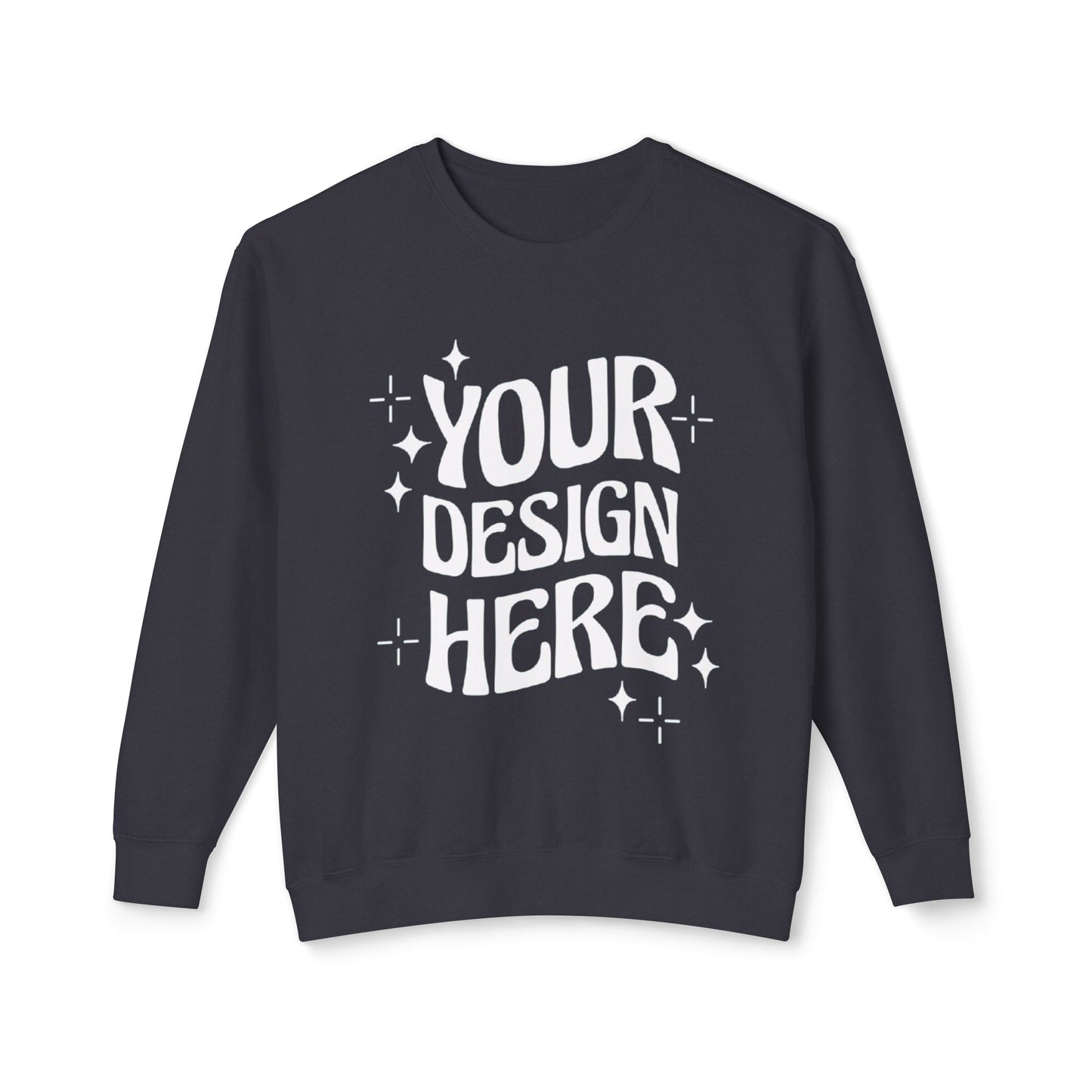 Custom - Unisex Lightweight Crewneck Sweatshirt