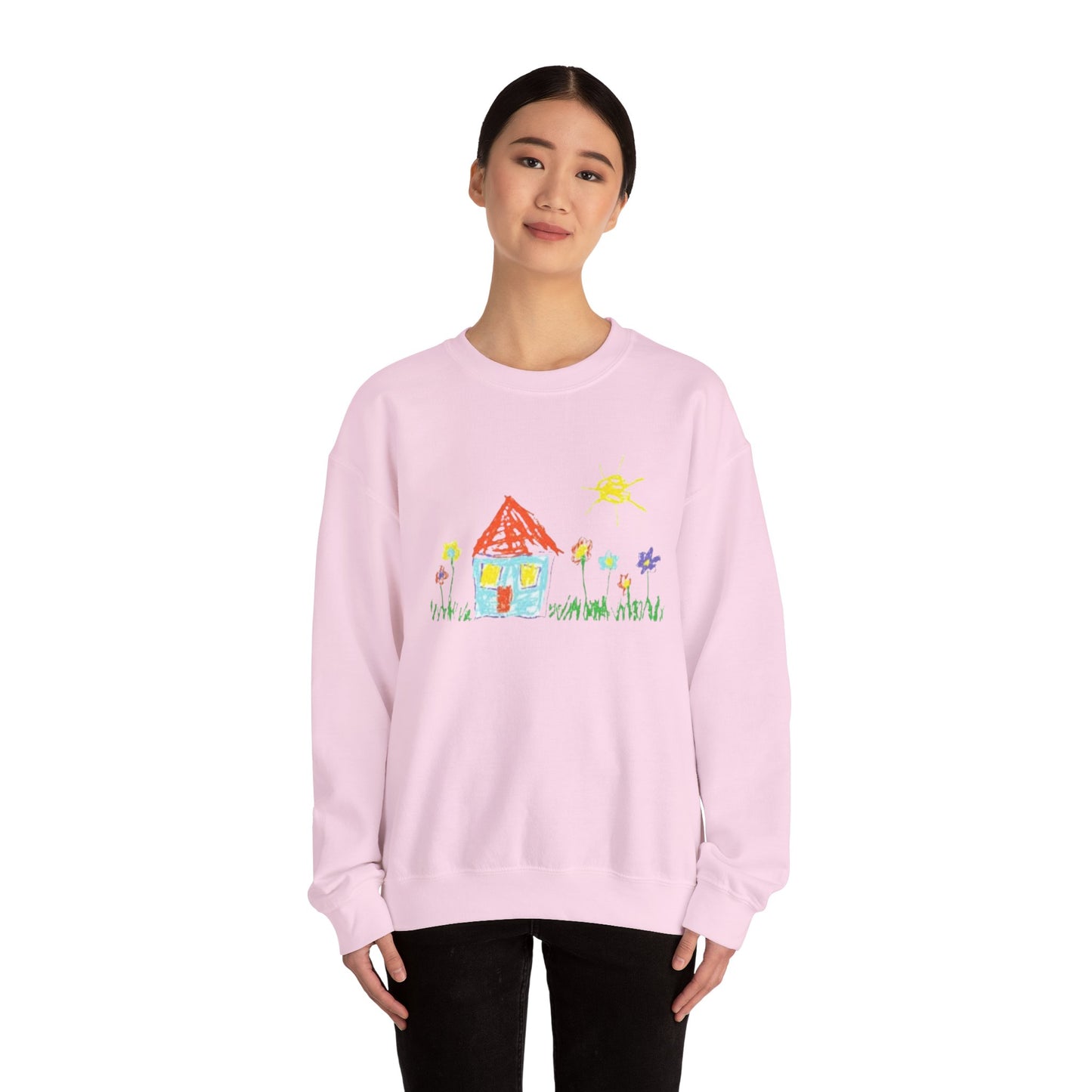 Your Child’s Art on a Shirt - Unisex Heavy Blend™ Crewneck Sweatshirt