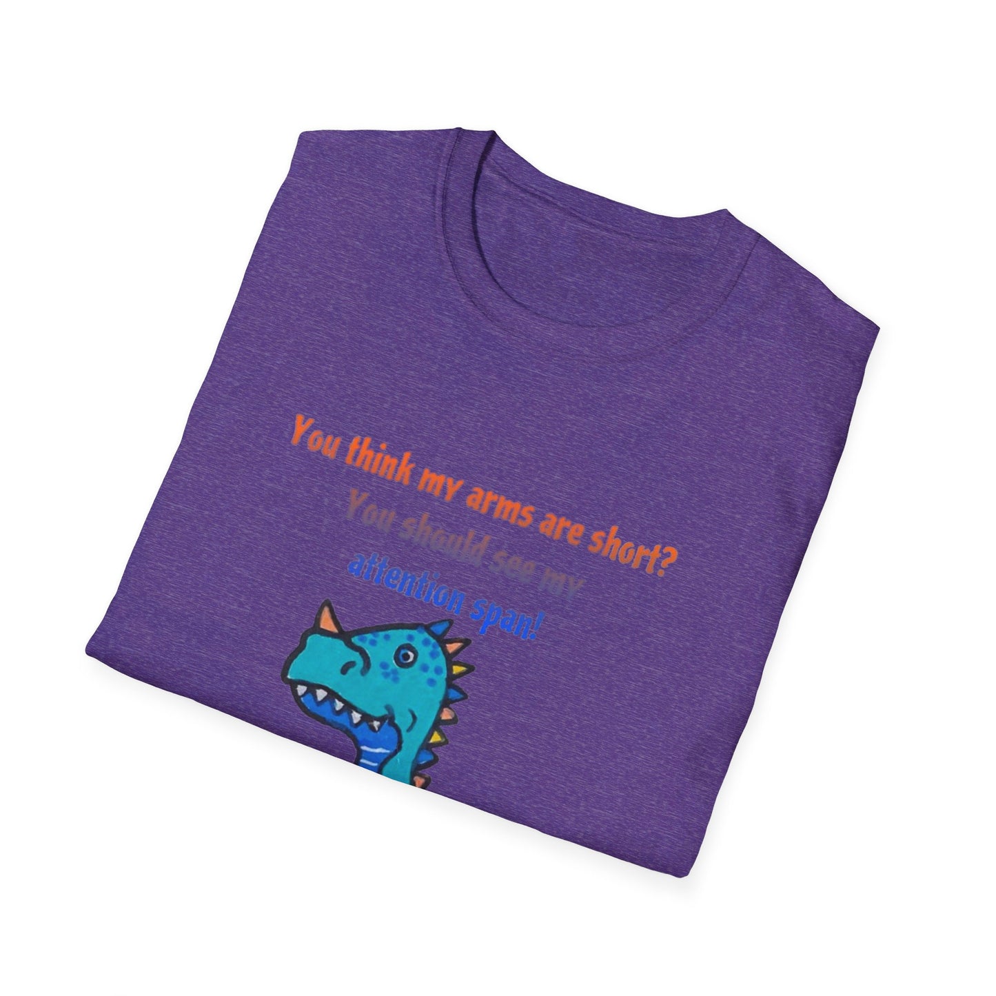 T-Tex Attention Span ADHD - Unisex Softstyle T-Shirt