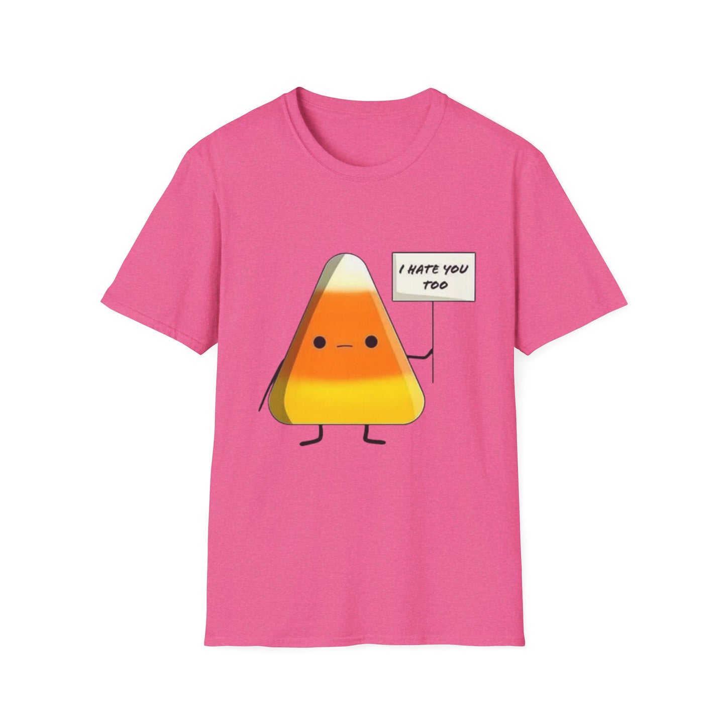 I Hate You Too Candy Corn - Unisex Softstyle T-Shirt