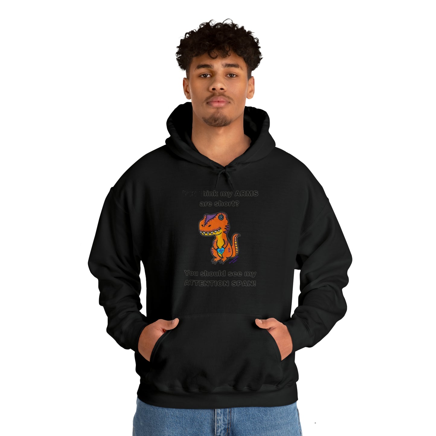 You think my arms are short... - Unisex Heavy Blend™ Hooded Sweatshirt