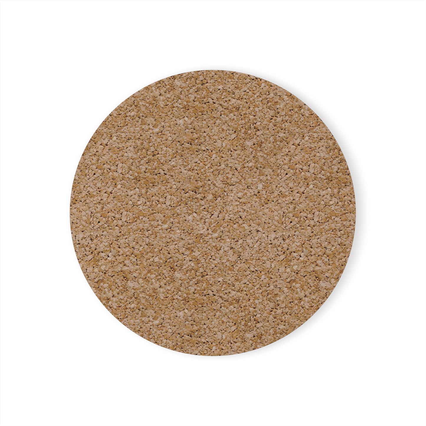 Cow Series Brown Flower Fur - Cork Back Coaster