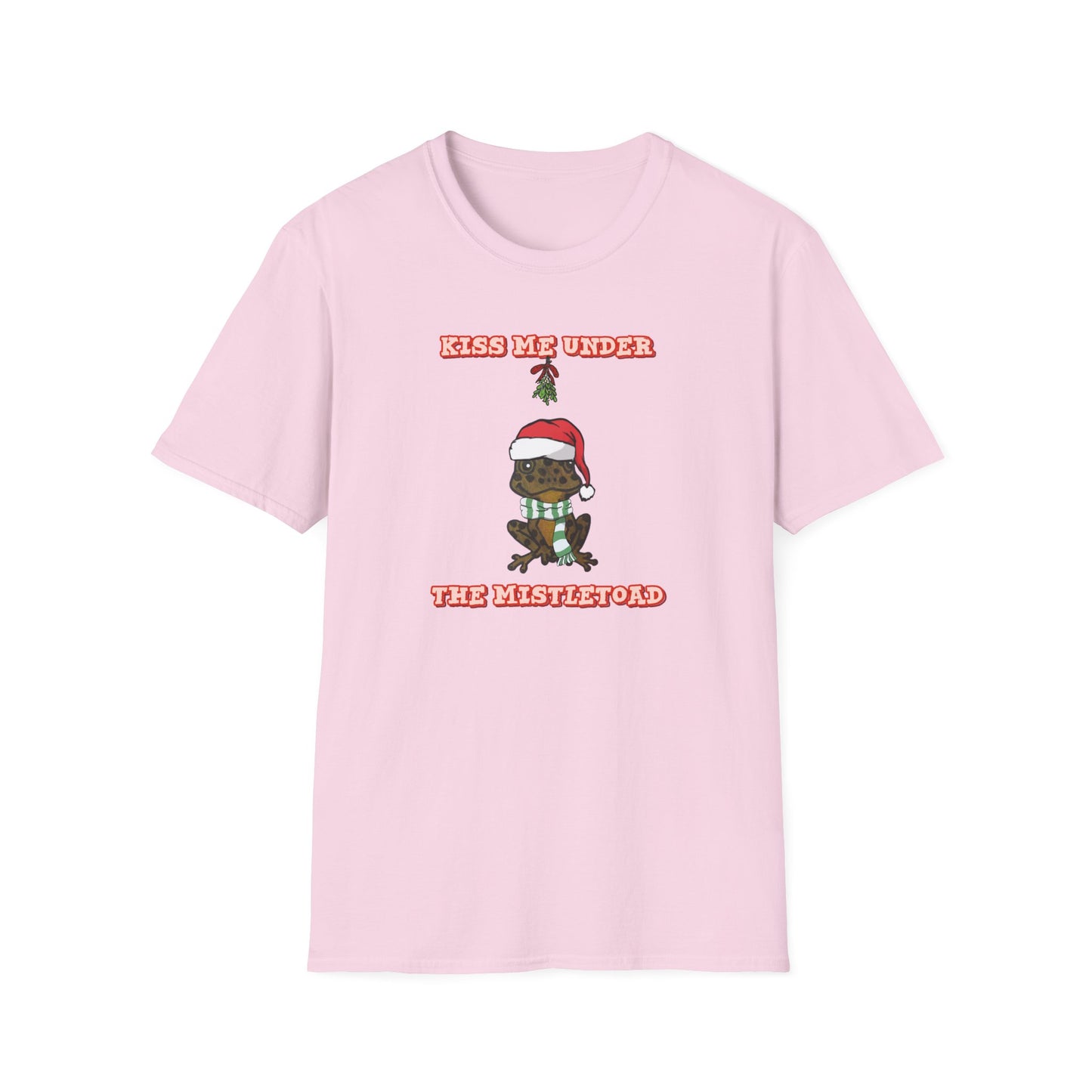 Kiss Me Under the MistleToad - Unisex Softstyle T-Shirt