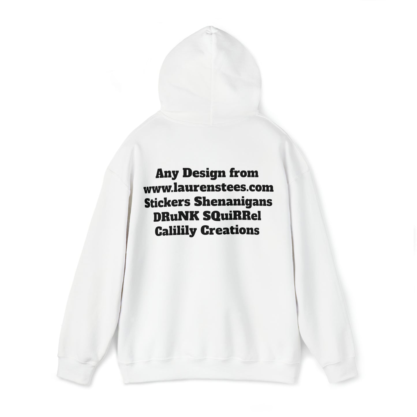 Custom or Any Design on Site Hoodie FRONT AND BACK DESIGNS - Unisex Heavy Blend™ Hooded Sweatshirt