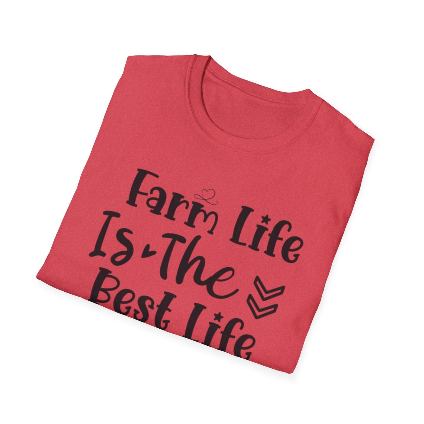 Farm Life is the Best Life GCF - Unisex Softstyle T-Shirt