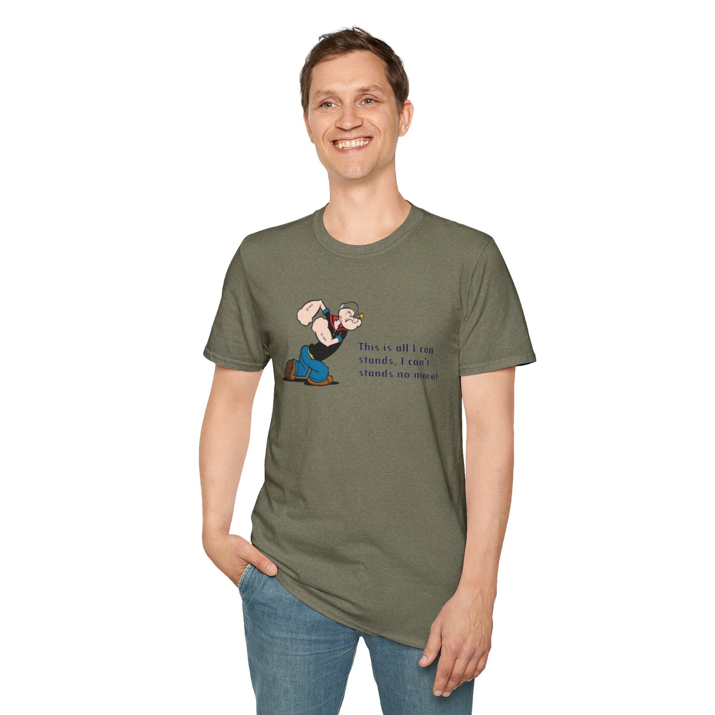 Popeye - Unisex Softstyle T-Shirt | Comfortable Everyday Wear | Perfect for Casual Outings