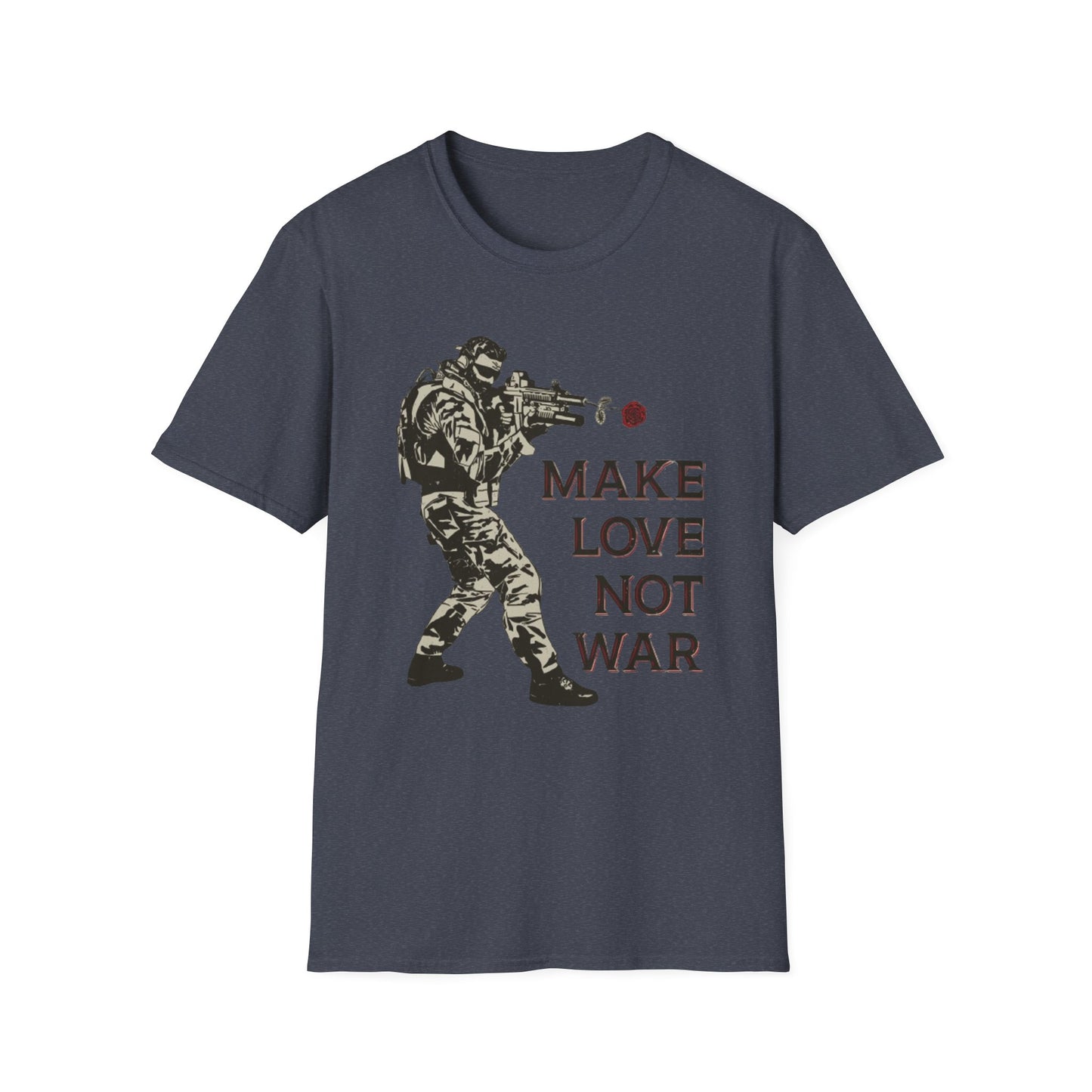 Make Love Not War - Unisex Softstyle T-Shirt