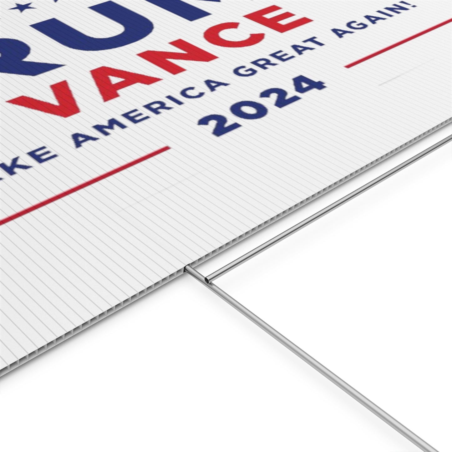 Trump Vance 2024 - Plastic Yard Sign