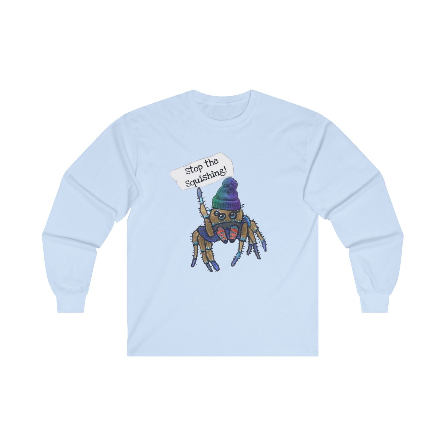 Stop The Squishing - Unisex Ultra Cotton Long Sleeve Tee