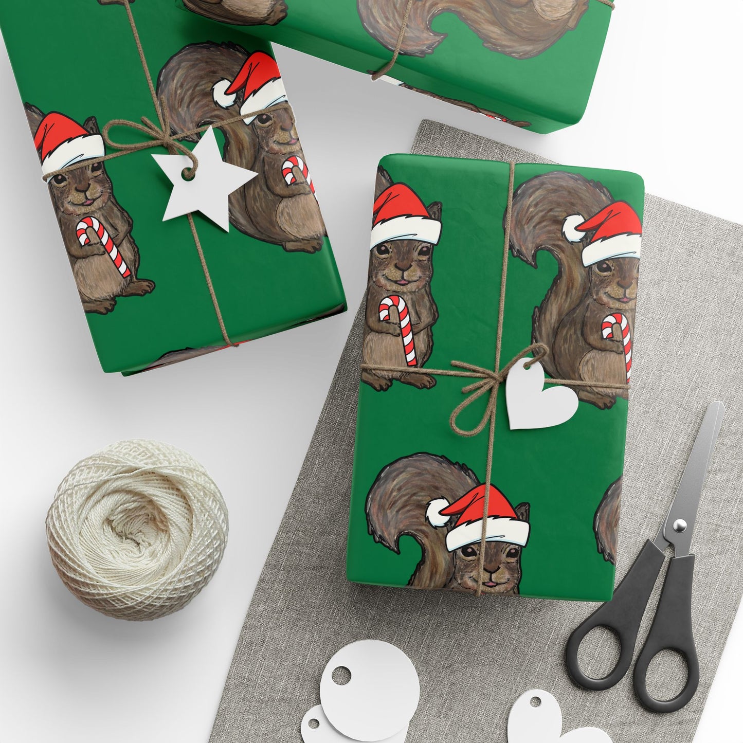 Drunk Squirrel Christmas - Wrapping Papers