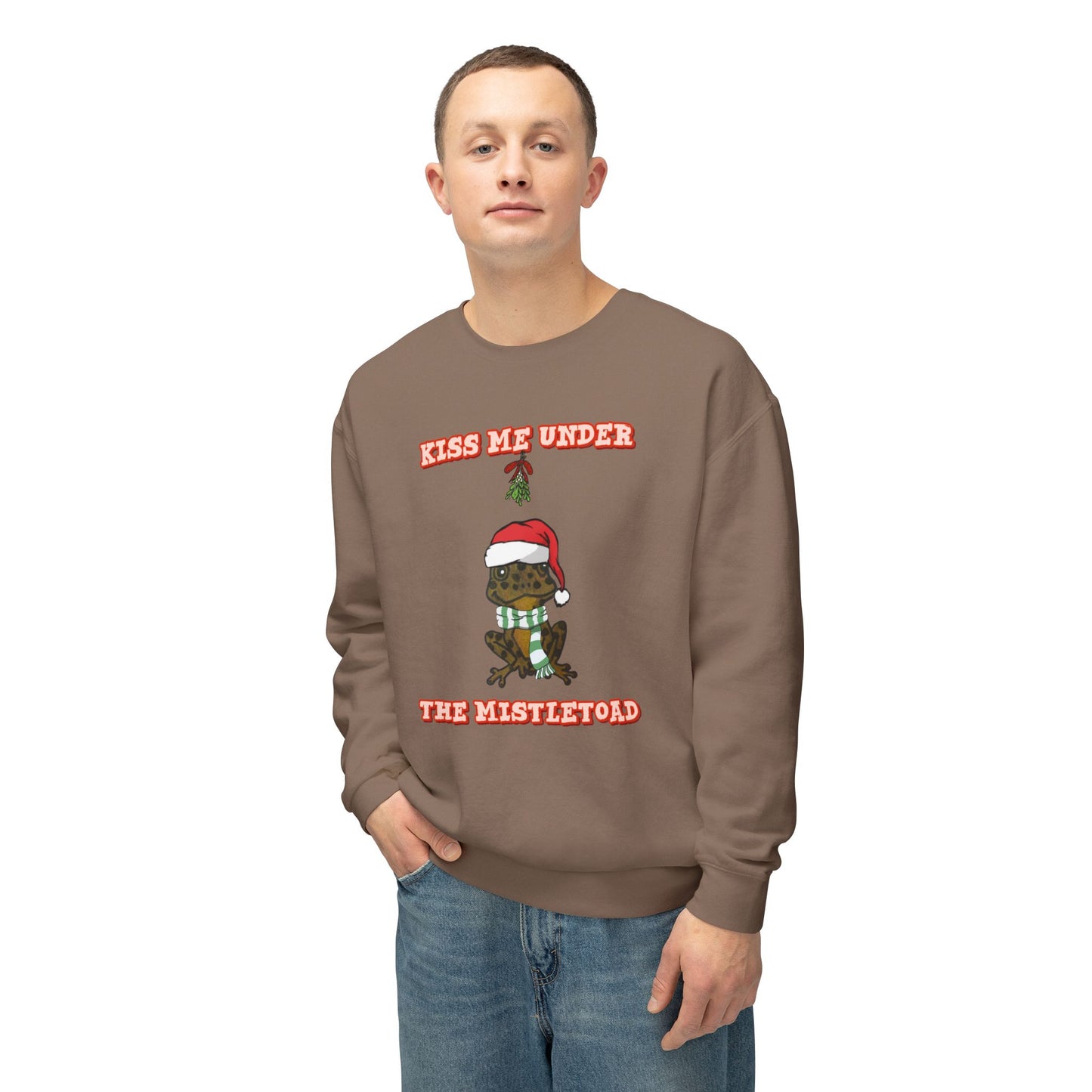 MistleToad - Unisex Lightweight Crewneck Sweatshirt