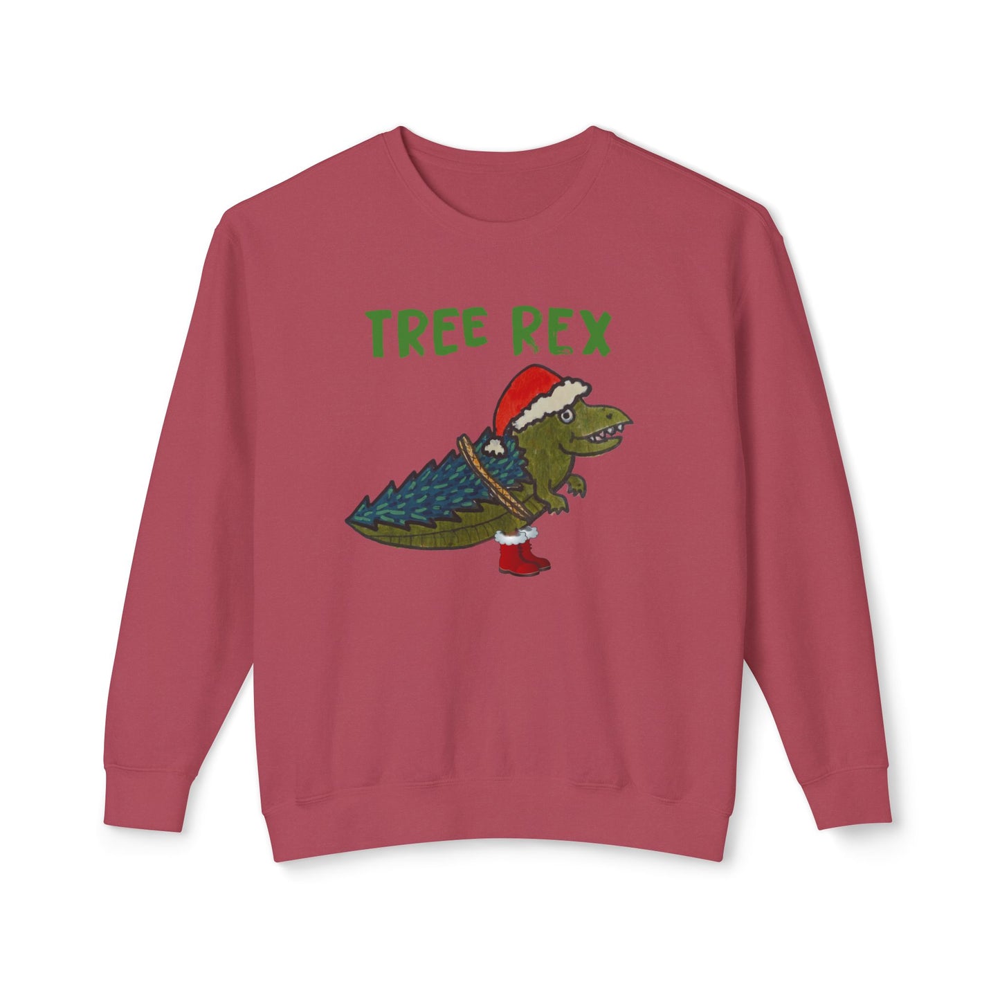 Tree Rex - Unisex Lightweight Crewneck Sweatshirt