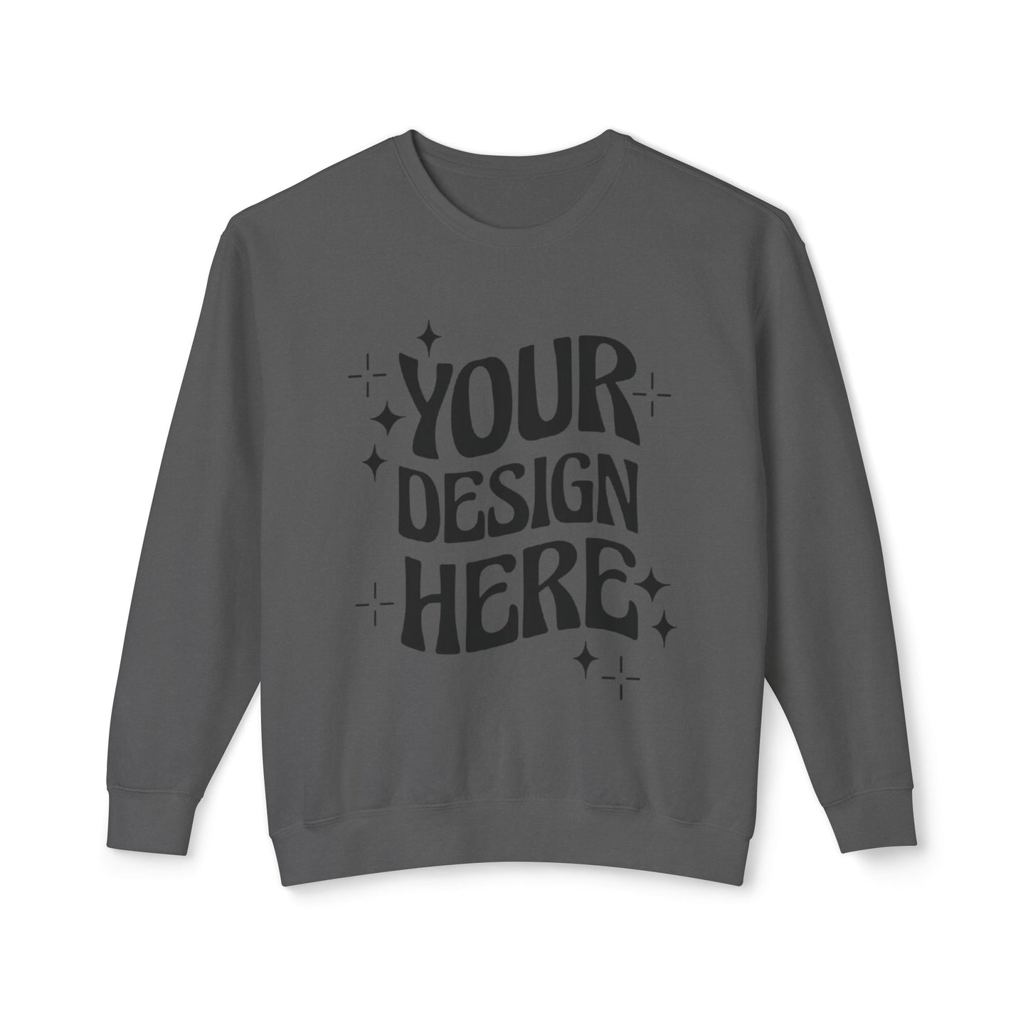 Custom - Unisex Lightweight Crewneck Sweatshirt