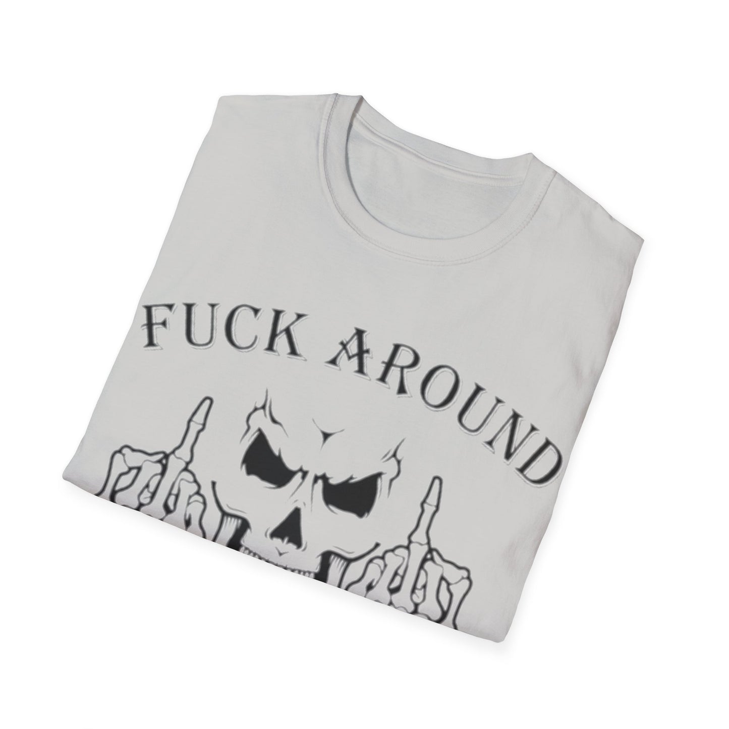 FAFO Skull & Fingers - Unisex Softstyle T-Shirt