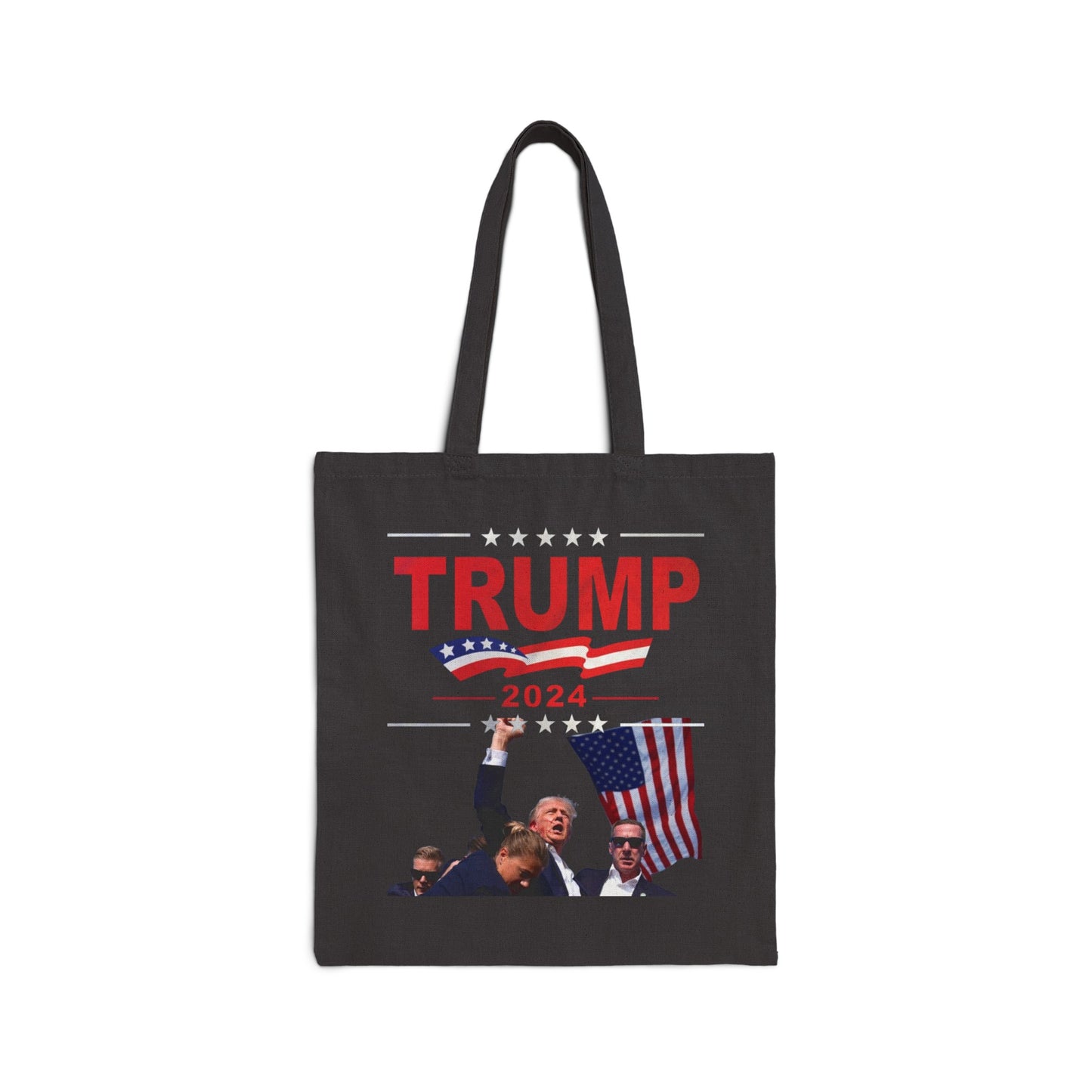 Trump 2024 PA Rally - Cotton Canvas Tote Bag