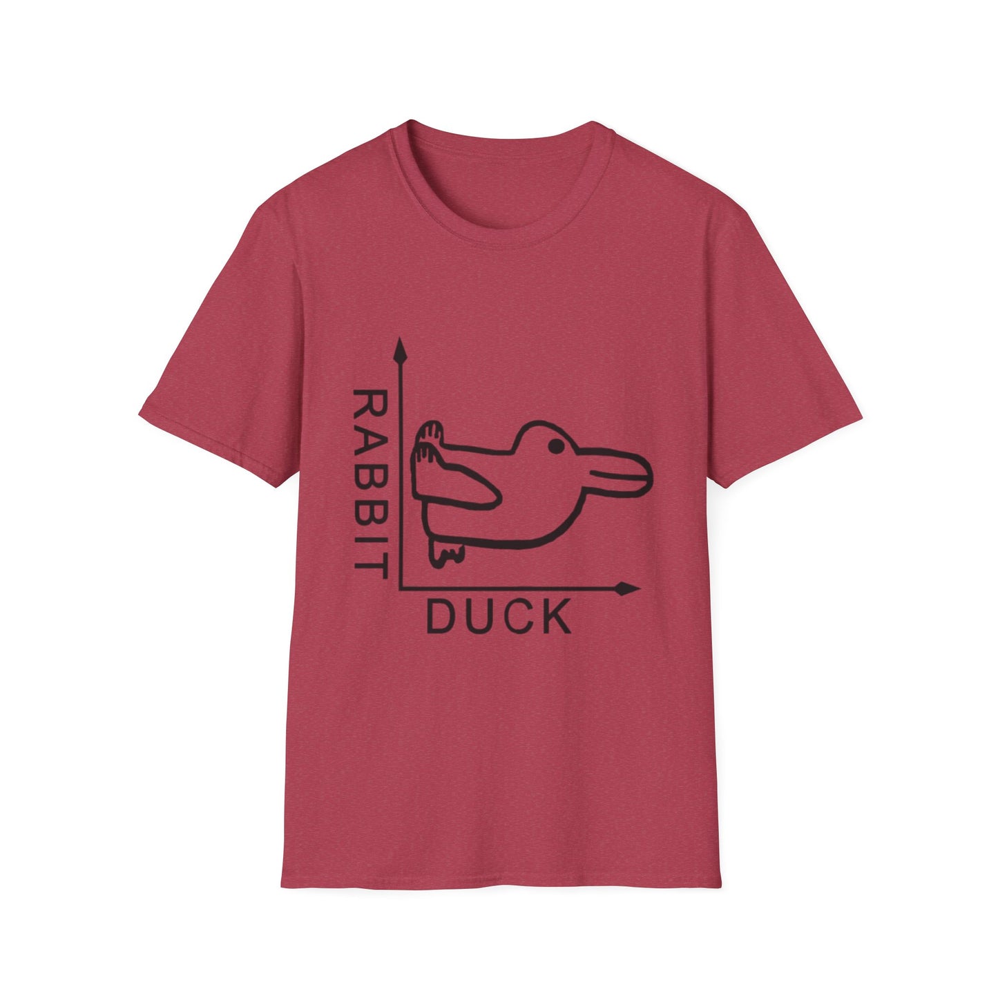 Rabbit Duck - Unisex Softstyle T-Shirt