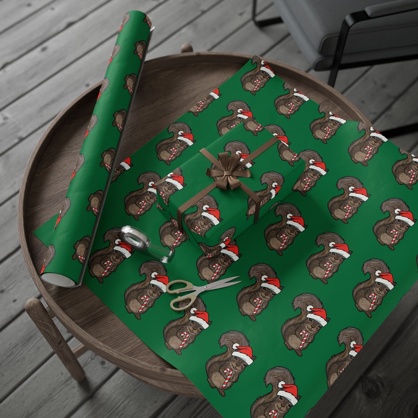 Drunk Squirrel Christmas - Wrapping Papers