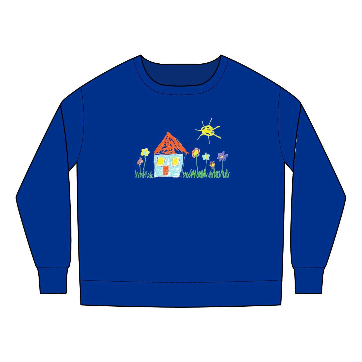 Your Childs Art on a Shirt - Toddler Sweatshirt