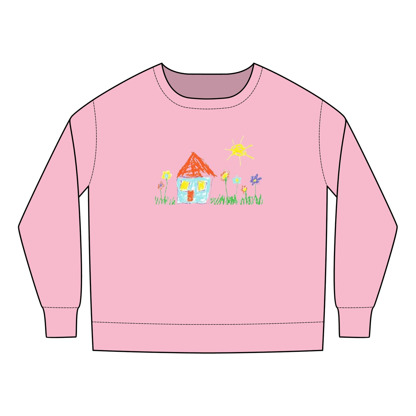 Your Childs Art on a Shirt - Toddler Sweatshirt