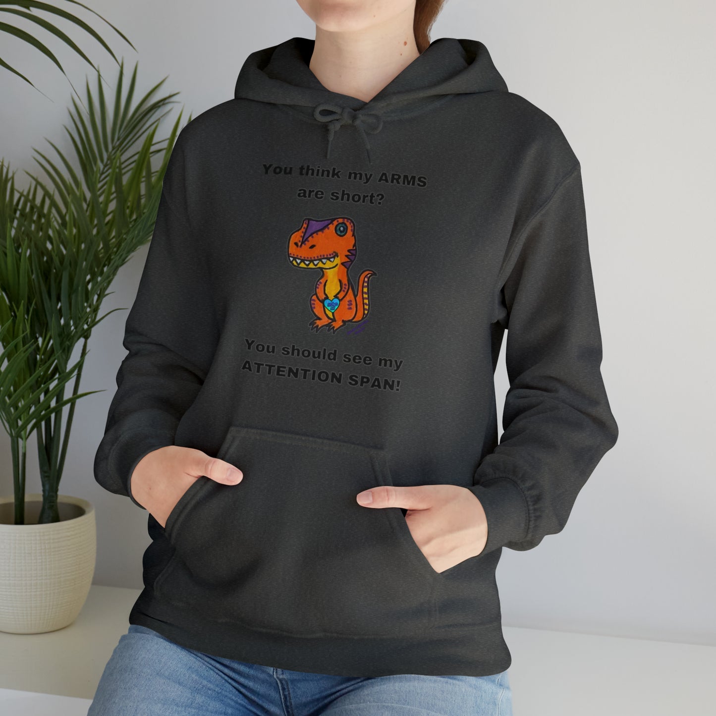 You think my arms are short... - Unisex Heavy Blend™ Hooded Sweatshirt