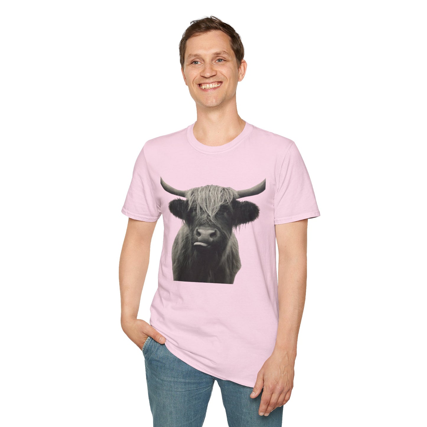 Just a Highland Cow - Unisex Softstyle T-Shirt