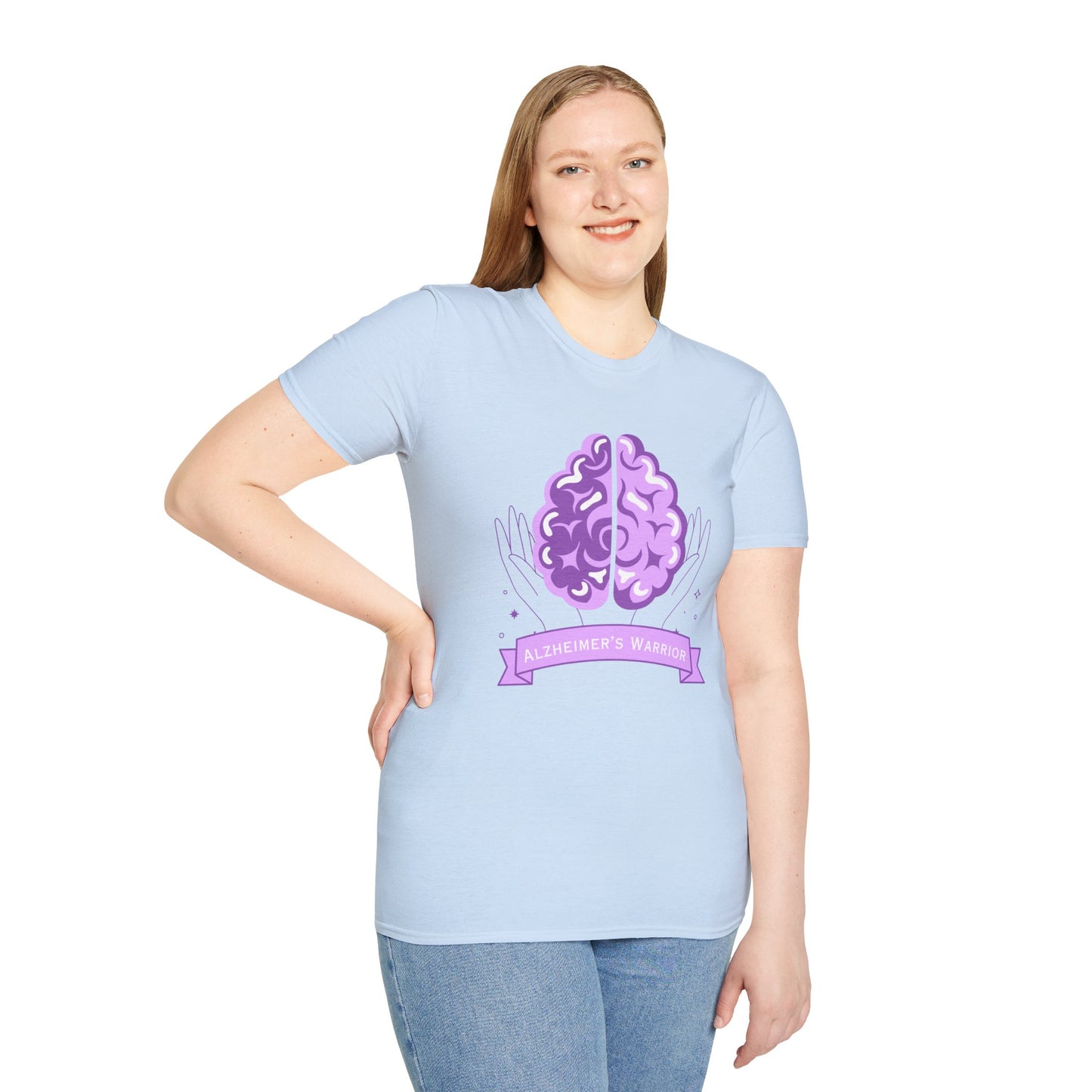 Alzheimer's Warrior - Unisex Softstyle T-Shirt